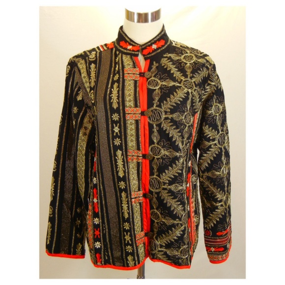 Chico's Jackets & Blazers - HP 3/16! Chico's Asian style jacket fancy